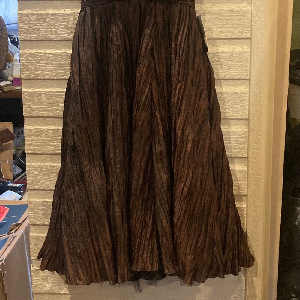 Strapless Taffeta Dress - image 2